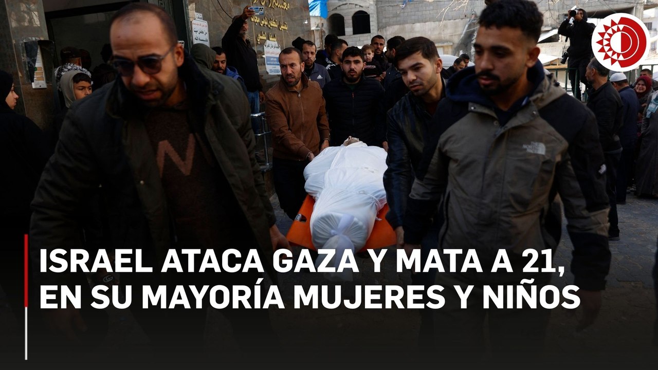 Bombardeos israelíes dejan 21 muertos en la franja de Gaza