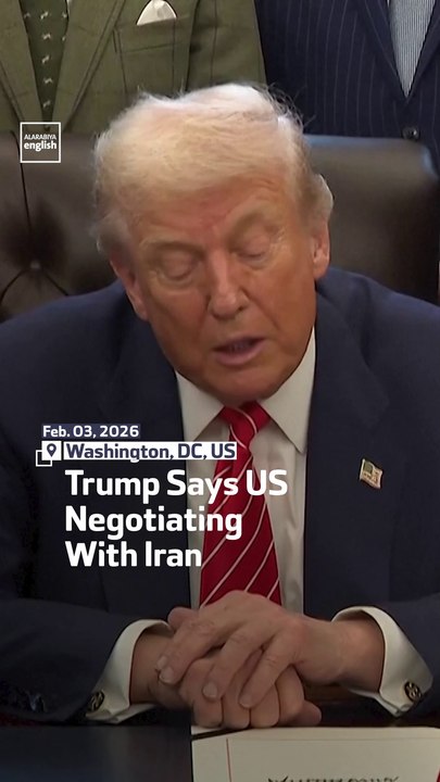 Trump Says US Negotiating With Iran