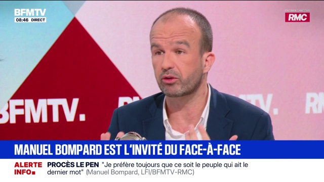 Sécurité: À chaque fois que vous mettez quatre caméras, vous pouvez mettre un effectif humain, je préfère mettre un effectif humain , assure Manuel Bombard (LFI)