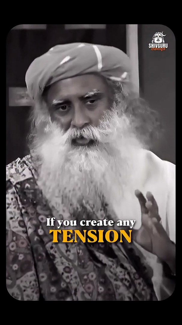 ⁣Don’t Turn Your LIFE ENERGY Against You!#Sadhguru #Wisdom #Consciousness #Spirituality #Stress