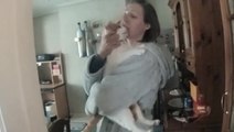Lucy Letby asks to hug cat in newly released arrest footage