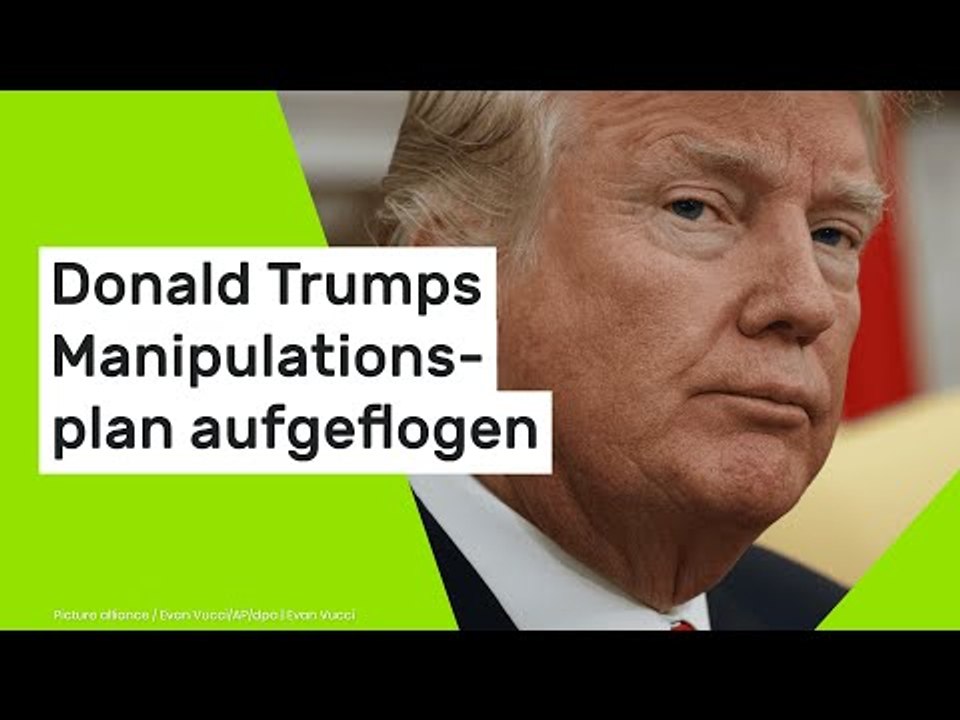 Vor den Zwischenwahlen in den USA: Donald Trumps Manipulationsplan aufgeflogen