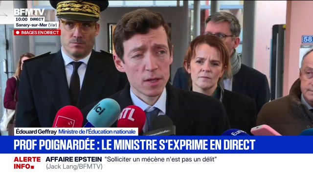 Professeure poignardée à Sanary-sur-Mer: Notre collègue est toujours dans une situation très préoccupante à l'hôpital , indique le ministre de l'Éducation nationale