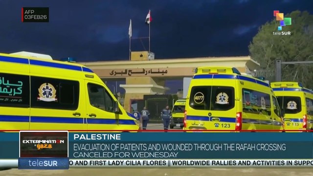 Palestine: Evacuation of patients and wounded through the Rafah crossing canceled for Wednesday