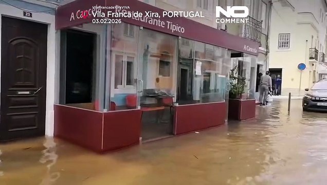 Κακοκαιρία προκαλεί πλημμύρες, διακοπές ρεύματος και κλειστούς δρόμους στην Πορτογαλία