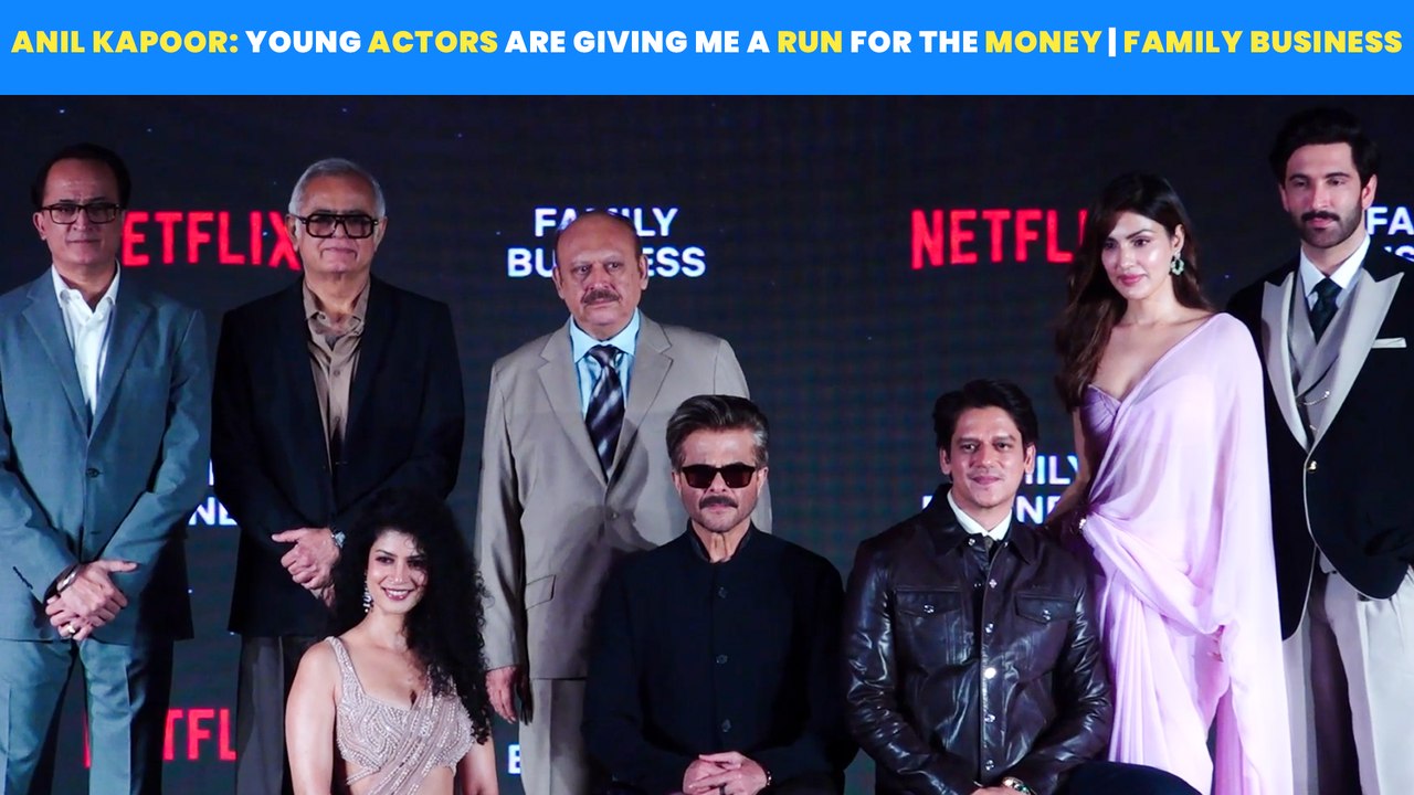 Netflix What's Next: Team Family Business Aka Anil Kapoor, Vijay Varma, Rhea Chakraborty & Hansal Mehta At The Promo Launch