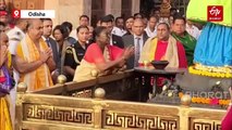 President Murmu Performs 'Pinda Daan' In Puri, Visits Jagannath Temple