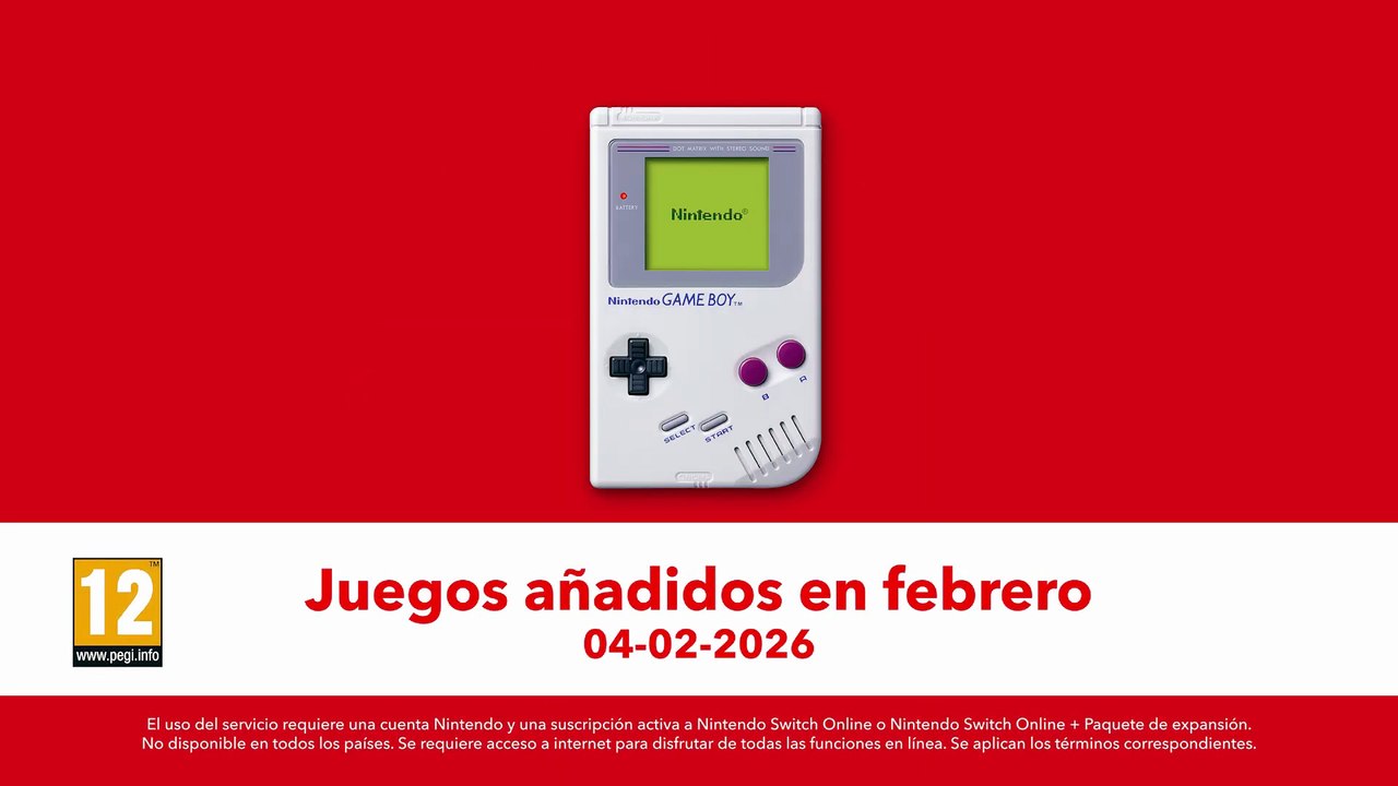 Nintendo Switch Online - Nuevos juegos de Game Boy febrero 2026