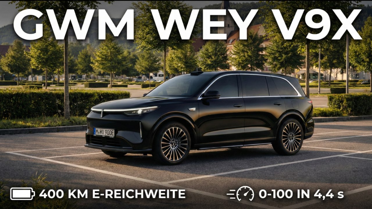 GWM Wey V9X kommt 2026: Alles zum Luxus-SUV aus China