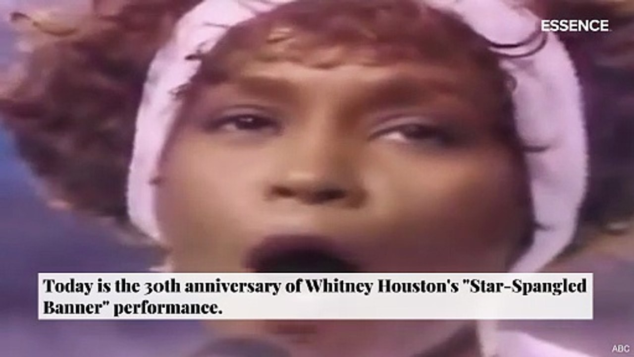 Whitney Houston Super Bowl Performance