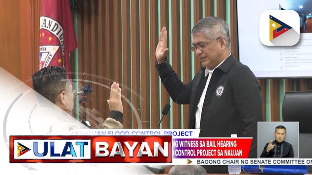 Bail hearing ng Sandiganbayan hinggil sa substandard na flood control project sa Naujan, Oriental Mindoro, nagpapatuloy | ulat ni Rod Lagusad