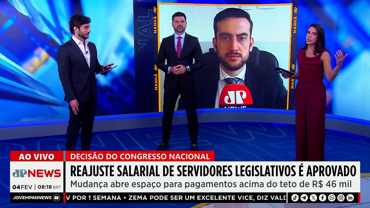 Congresso aprova reajuste salarial para servidores da Câmara e do Senado; Acacio e Mehero comentam