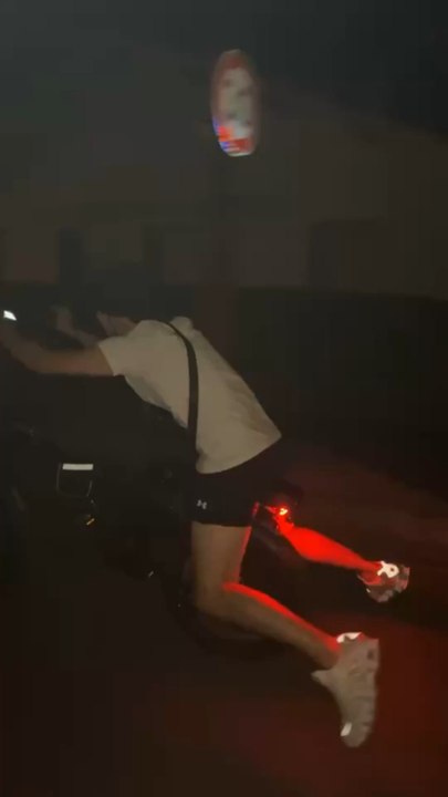 Grosse chute à 40km/h