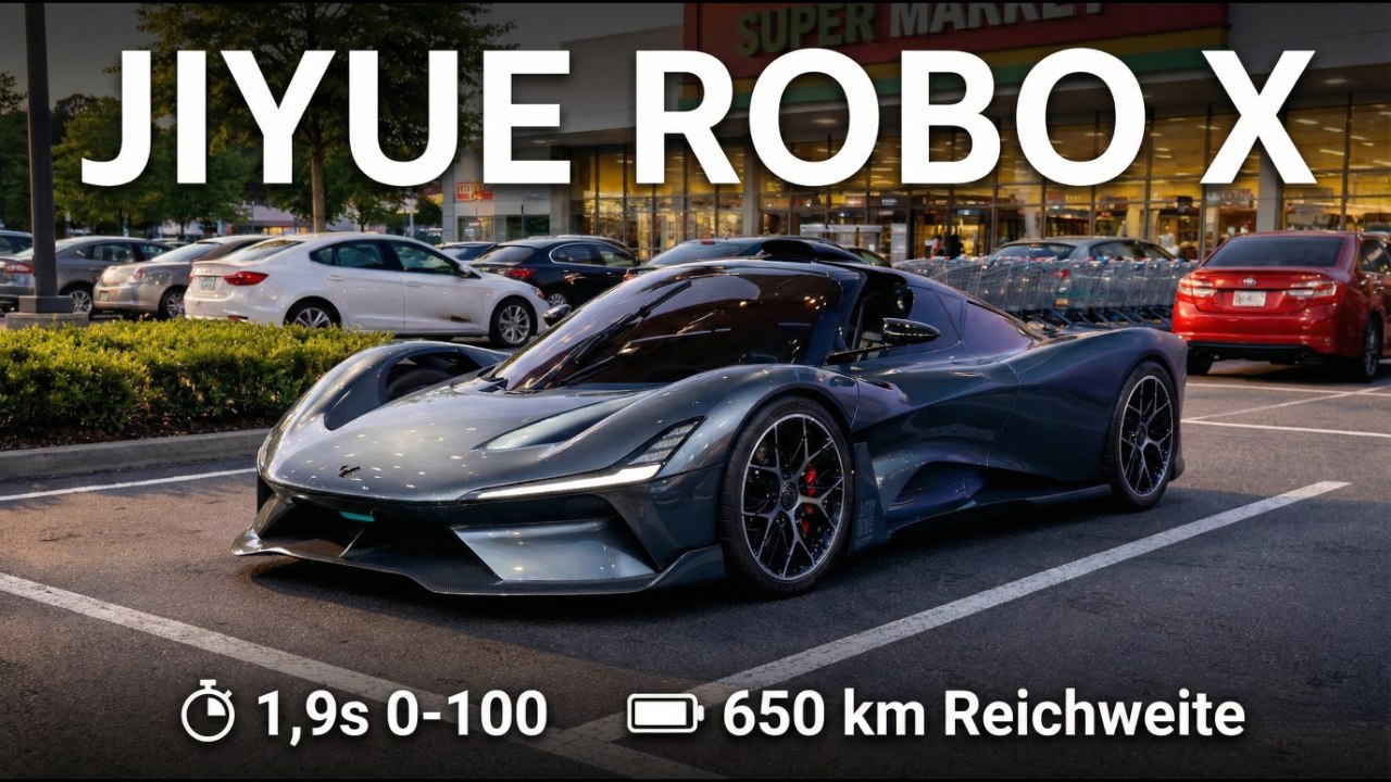 Jiyue ROBO X: KI-Hypercar mit Falcon-Wings & HALO-System