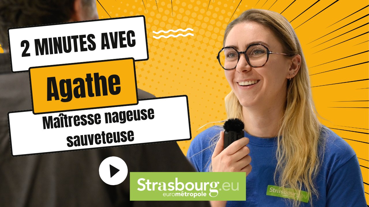 2 minutes avec Agathe, maîtresse nageuse sauveteuse