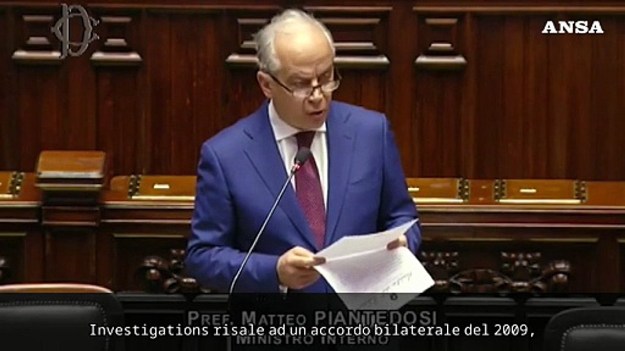 Piantedosi: "L'accordo con gli Usa e' del 2009, quando governava chi oggi si indigna"