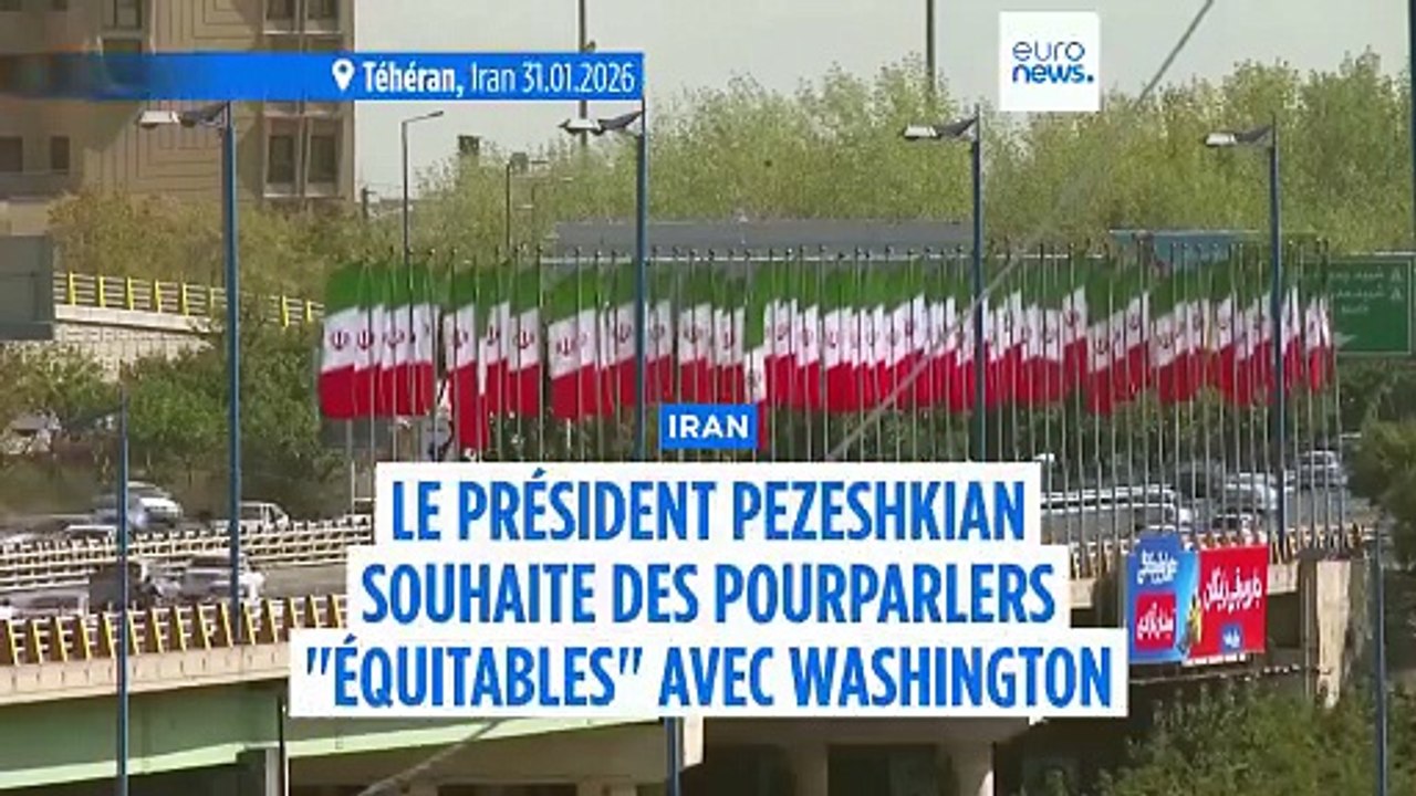Le président iranien veut des discussions "justes et équitables" avec les États-Unis