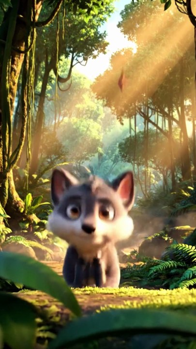 Baby Wolf's First BIG Adventure in the Forest! |Nursery Rhymes & Kids Songs | MBA Songs