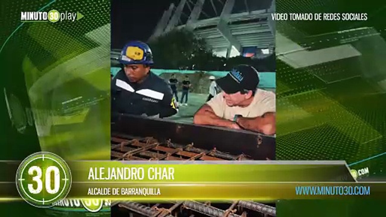 ¡Día y noche avanzan las obras del Súper Metro! Alejandro Char, alcalde de Barranquilla presentó el avance