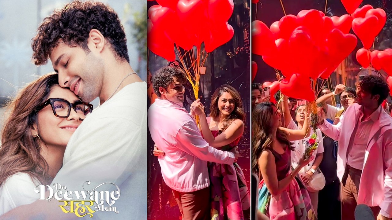 Mrunal Thakur & Siddhant Chaturvedi At The Trailer Launch Of Do Deewane Seher Mein - LOVE Is In The Air