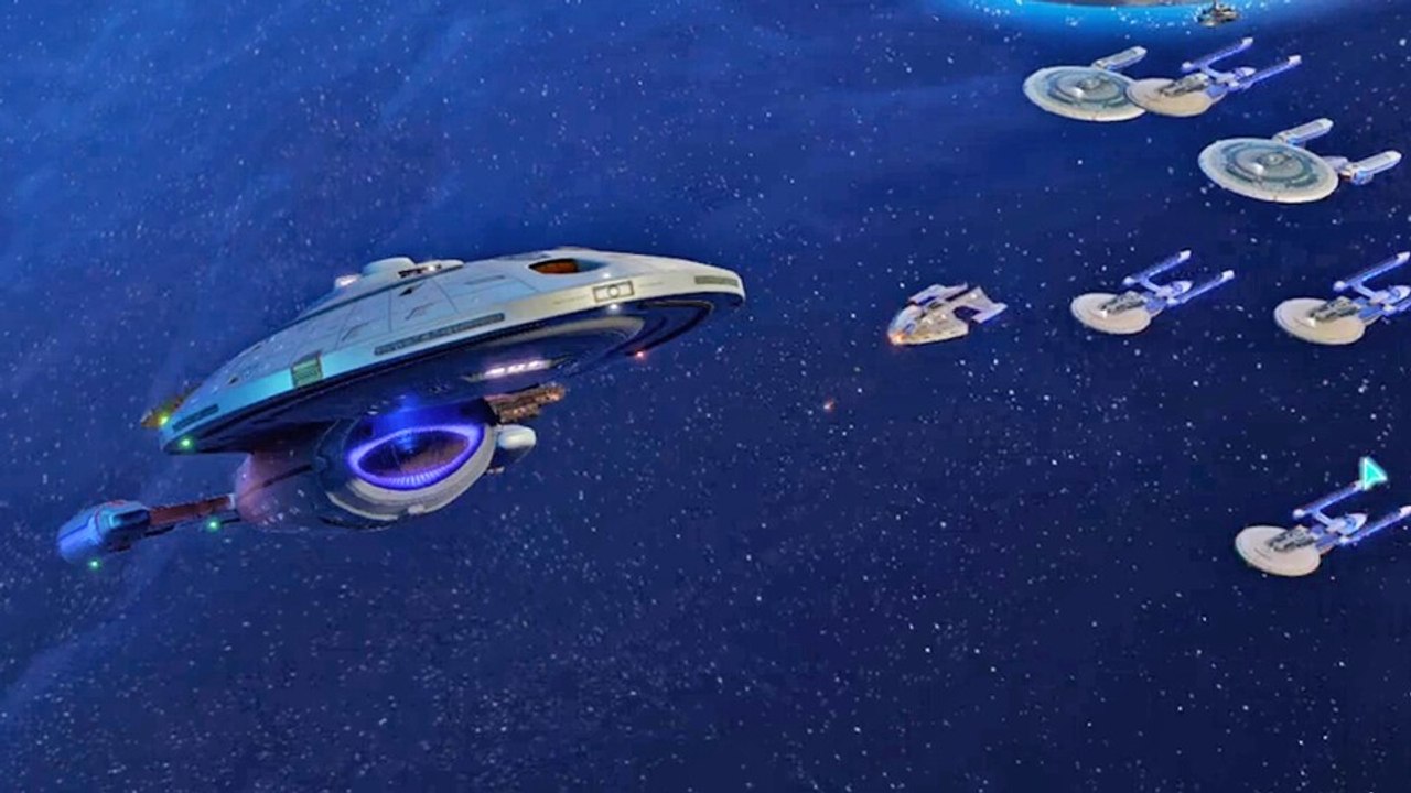 In Star Trek: Armada 4 jagen Voyager und der Rest der Sternenflotte alles in die Luft