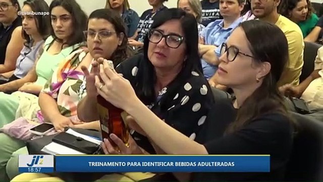 Treinamento para identificar bebidas adulteradas
