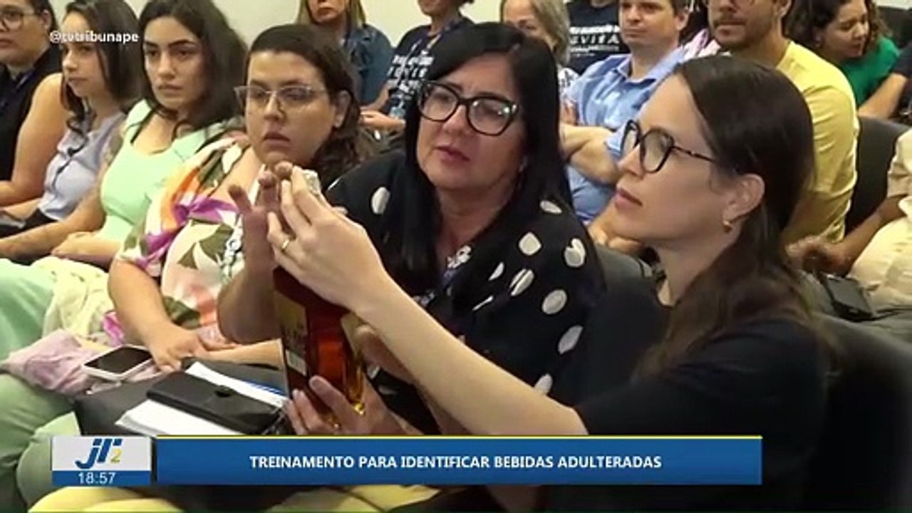 Treinamento para identificar bebidas adulteradas