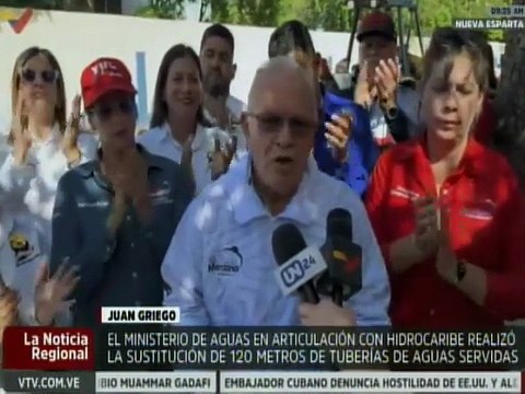 Hidrocaribe ejecuta obra de sustitución de 120 mts. de tuberías de aguas servidas en Juan Griego