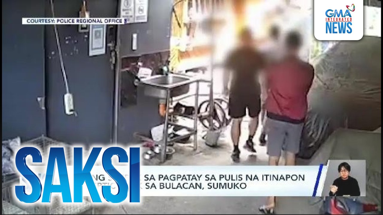2 pang suspek sa pagpatay sa pulis na itinapon sa septic tank sa Bulacan, sumuko | Saksi