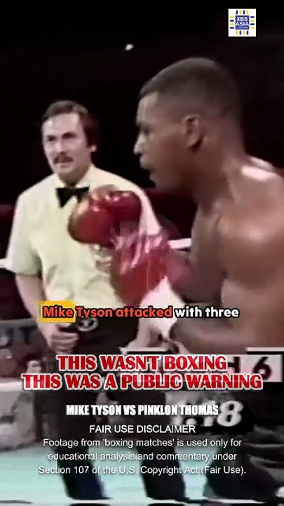 When Mike Tyson landed 3 TIMES! Pinklon Thomas DIDN'T SURVIVE!