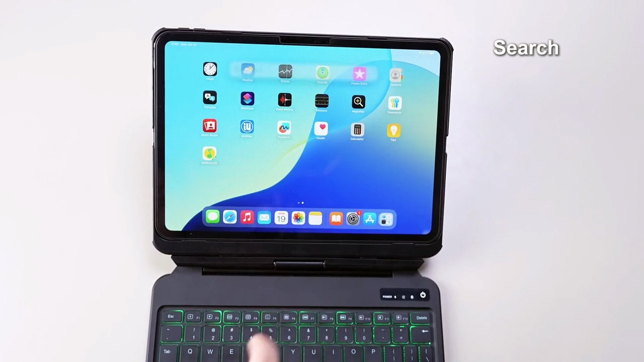 GlowHint Ultra-Slim Detachable Magnetic iPad Keyboard by GlowHint