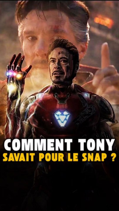 Comment TONY STARK savait que c'était son sacrifice qui allait vaincre THANOS ?! 🤯