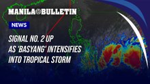 Signal No. 2 up as 'Basyang' intensifies into tropical storm