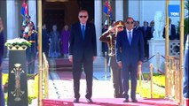 مراسم استقبال رسمية للرئيس التركي رجب طيب أردوغان بقصر الاتحادية