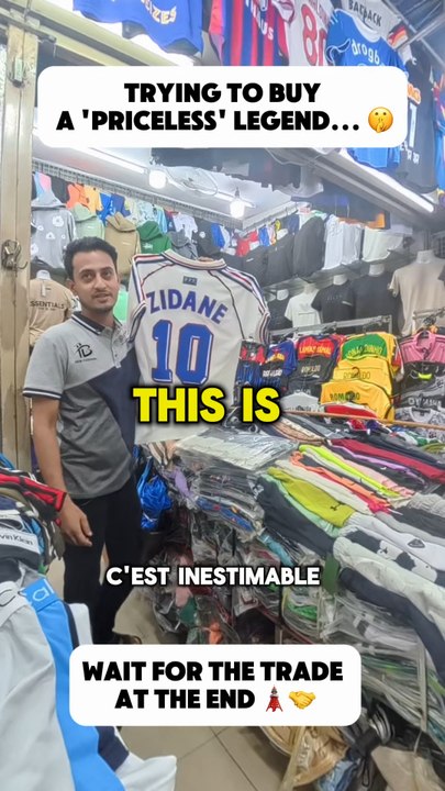 Bargaining for the GOAT. Wait for his reaction... 🐐🤝