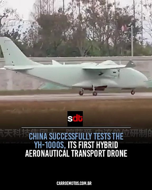 China Successfully Tests the YH-1000S, Its First Hybrid Aeronautical Transport Drone