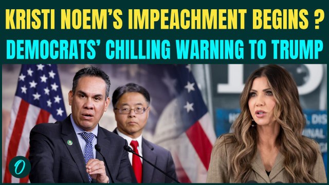 Kristi Noem IMPEACHMENT Breaking: House Democrats’ Final ULTIMATUM to Trump on DHS Secy Over ICE