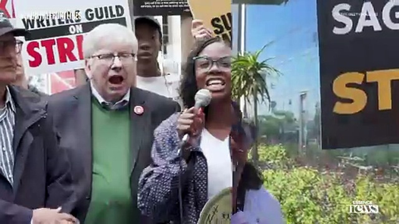 WATCH: #FromTheFrontLines - Kendrick Sampson Calls Out Studio Execs And Streamers As Strike Continues