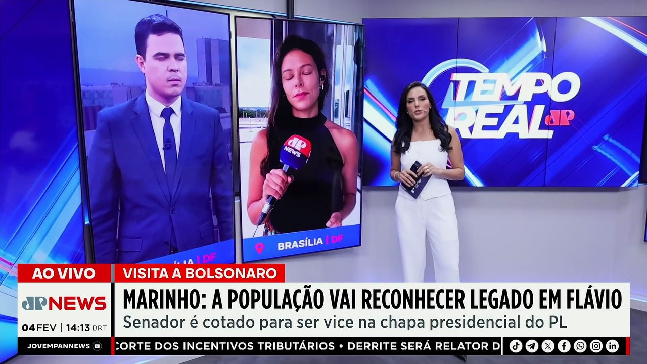 “População vai reconhecer legado em Flávio Bolsonaro”, diz senador Rogério Marinho | TEMPO REAL