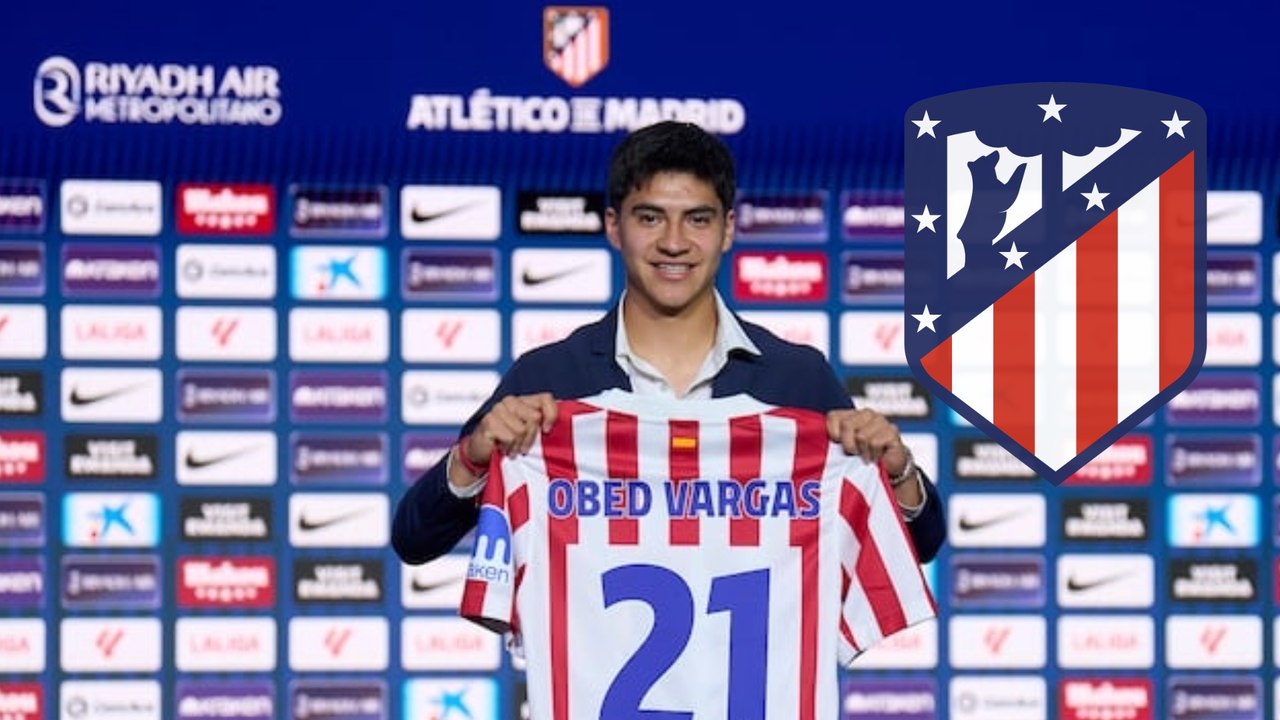 Obed Vargas es presentado oficialmente con el Atlético de Madrid y portará el número 21 en el dorsal