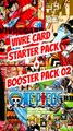 Tu veux plus d'infos sur les personnages de ONE PIECE il y a les vivres cards le starter pack et le booster pack 02 par GLENAT