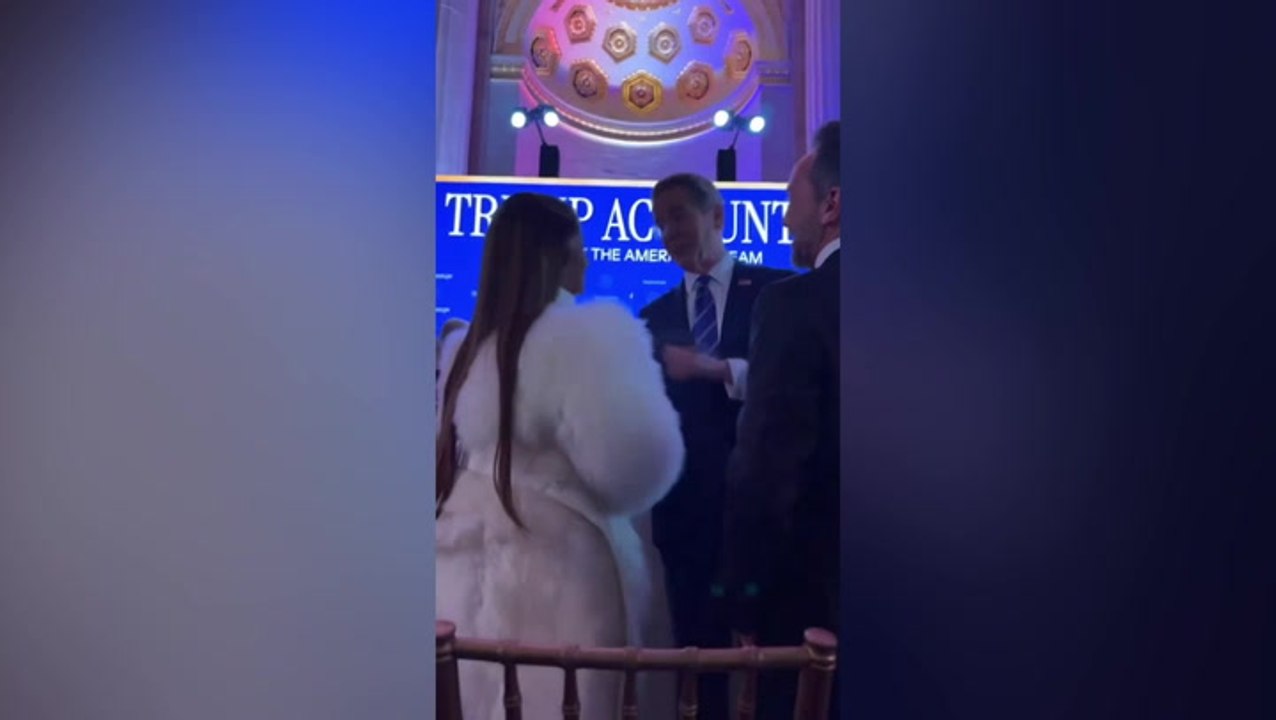 Watch: Nicki Minaj’s foul-mouthed rap while dancing with Scott Bessent