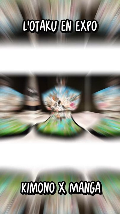 L’otaku en expo 💥 Quand je mixe les kimonos avec des perso de mangas, ça donne ça 👀