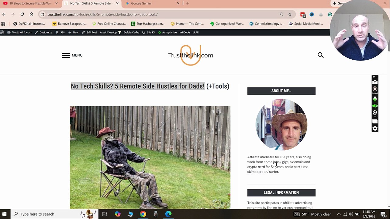 No Tech Skills? 5 Remote Side Hustles for Dads!