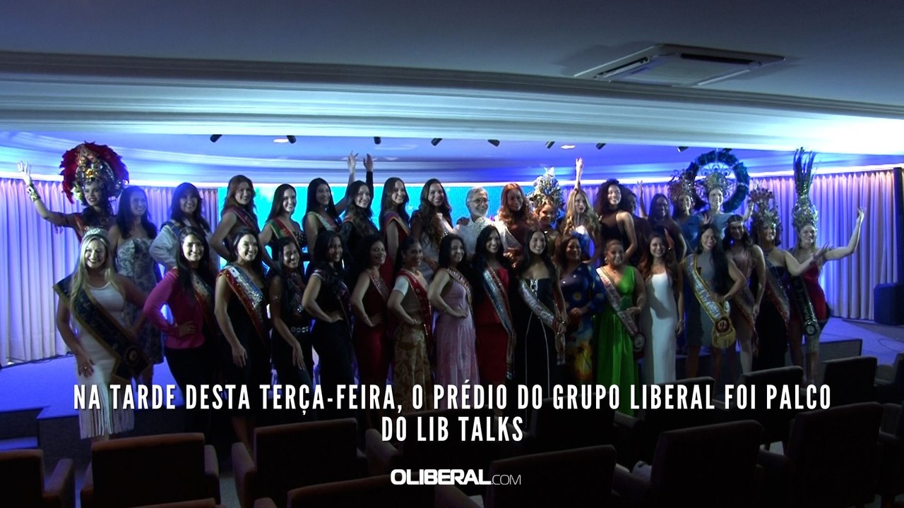 Na tarde desta terça-feira, o prédio do Grupo Liberal foi palco do Lib TALKS, um encontro que celebrou histórias, trajetórias e os bastidores de um dos concursos mais tradicionais do país