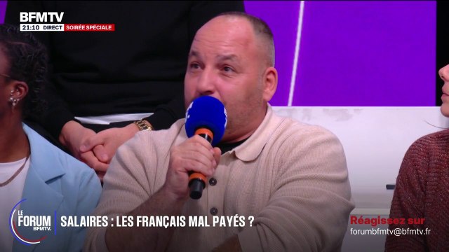 FORUM BFM - Aujourd'hui, je peux vous dire que je suis mal payé , déplore cet artisan dans le BTP