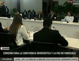 Presidente de AN lidera reunión de la Comisión para la Convivencia Democrática y la Paz de Venezuela