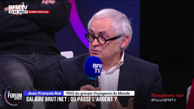 FORUM BFM - Si on économisait en particulier sur les retraites, on pourrait le mettre sur les fiches de paies , estime Jean-François Rial, PDG du groupe Voyageurs du Monde