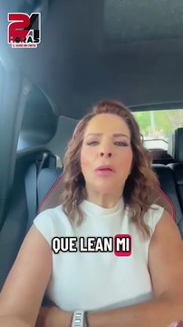 Imelda Tuñón responsabiliza a Marco Chacón de por filtración de video