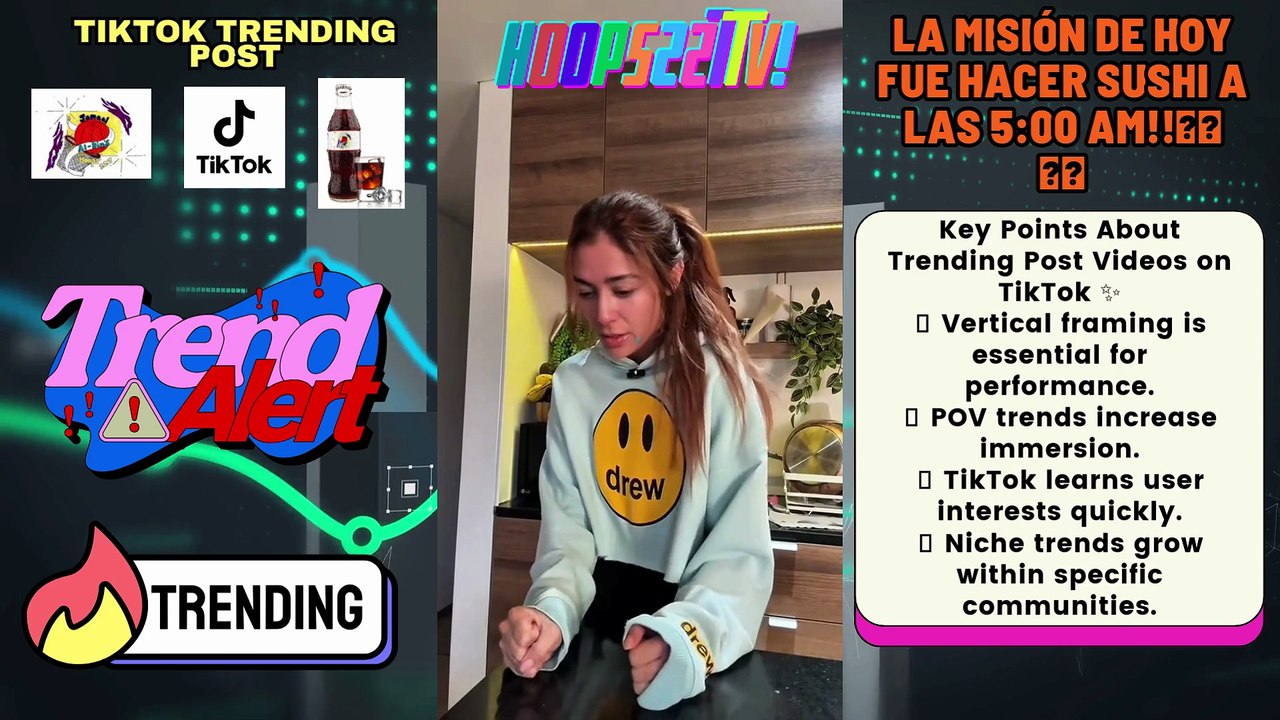 #TikTok✨ #Trending Post: #Alebanana Ep2 La misión de hoy fue hacer sushi a las 5:00 am!!🍱🍣🌚🌙